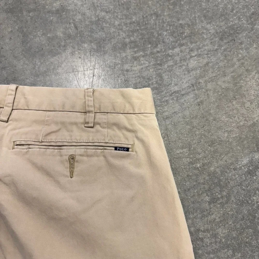 Polo Ralph Lauren Chino Shorts Tan Earthtone Preppy Old Money 34'